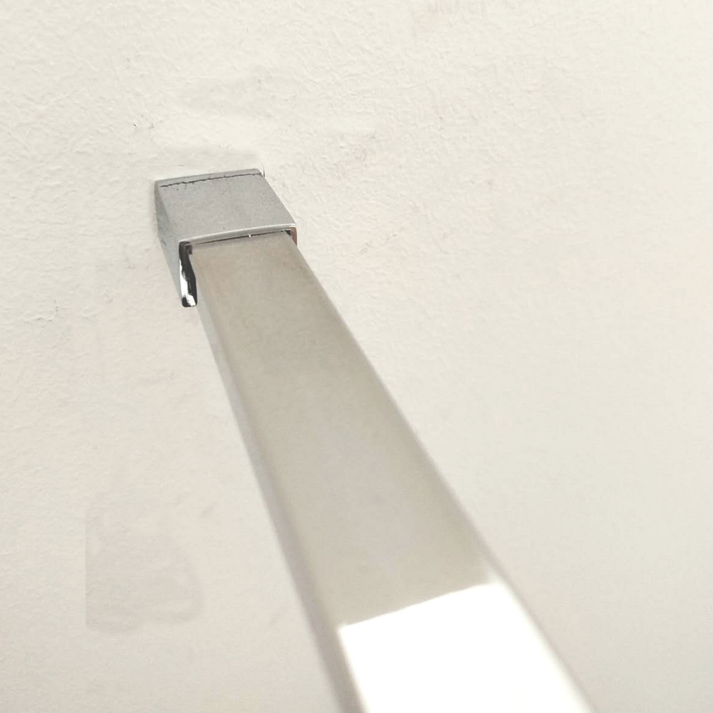 Walk In Duschwand Nano Beschichtung Klarglas 8mm Mit 30cm schwenkbarer Seitenteil