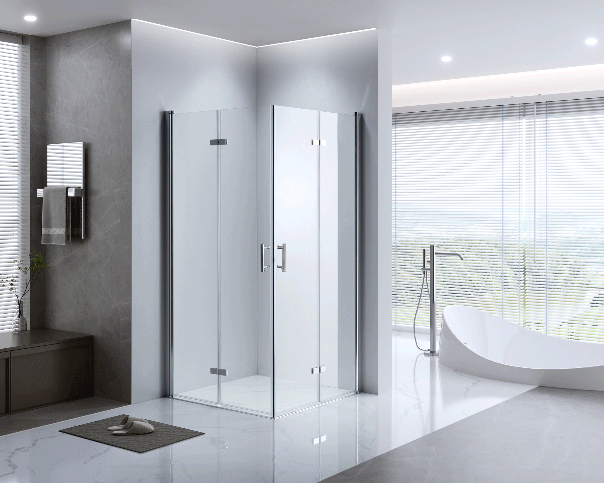 Moderne Dusche von Lemmo