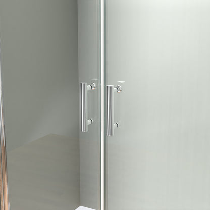 Nischentür Duschtür 70/80/90x185 cm Pendeltür  6mm ESG Nano Beschichtung Duschtrennwand Duschabtrennung