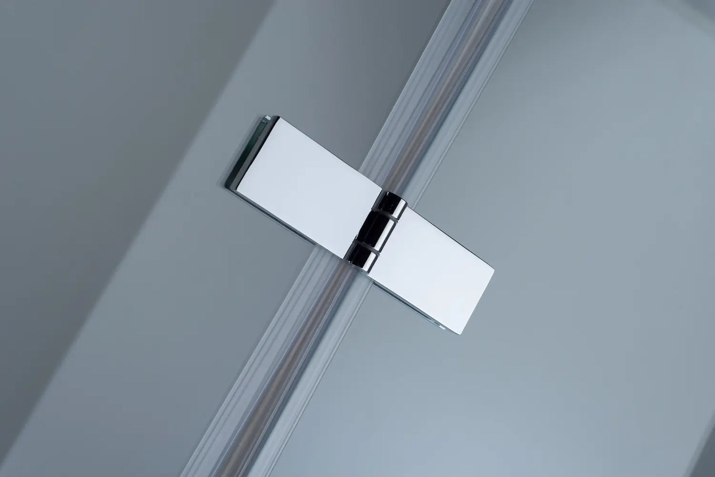 Duschkabine Falttür, Eckeinstieg, 6 mm Nano ESG-Sicherheitsglas, Höhe 185 cm