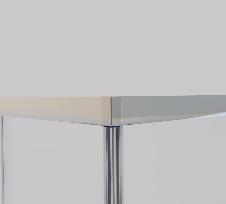 Duschkabine Schiebetür, 5mm Gläser, Eckeinstieg Höhe 185 cm