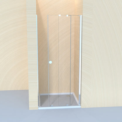 Duschtür 75/80/90/100/120x185 cm Schiebetür  6mm ESG Nano Beschichtung Duschtrennwand Duschabtrennung